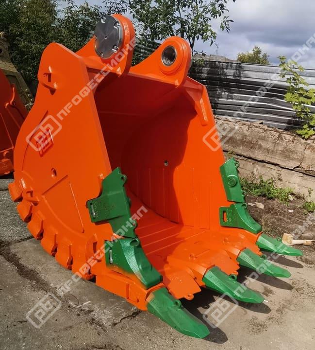 Ковш скальный сверхусиленный для экскаватора Hitachi EX-1200-6 объемом 4 куб.м
